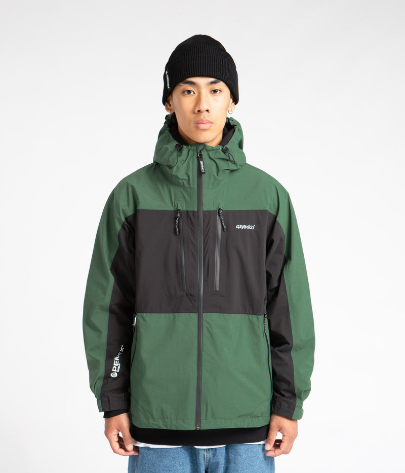Gramicci Pertex Packable Hooded Jacket in Evergreen
