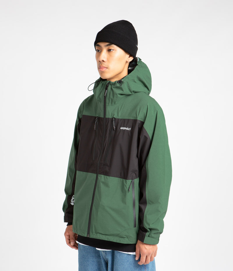 Gramicci Pertex Packable Hooded Jacket in Evergreen