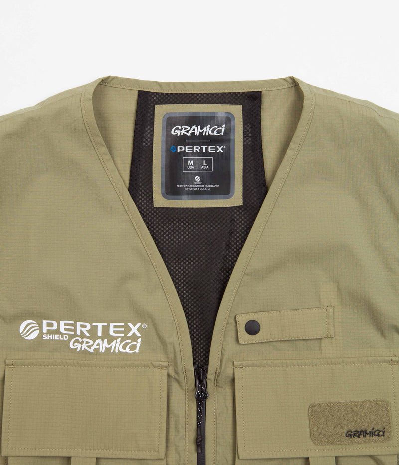Gramicci Pertex Trailside Wading Vest in Moss