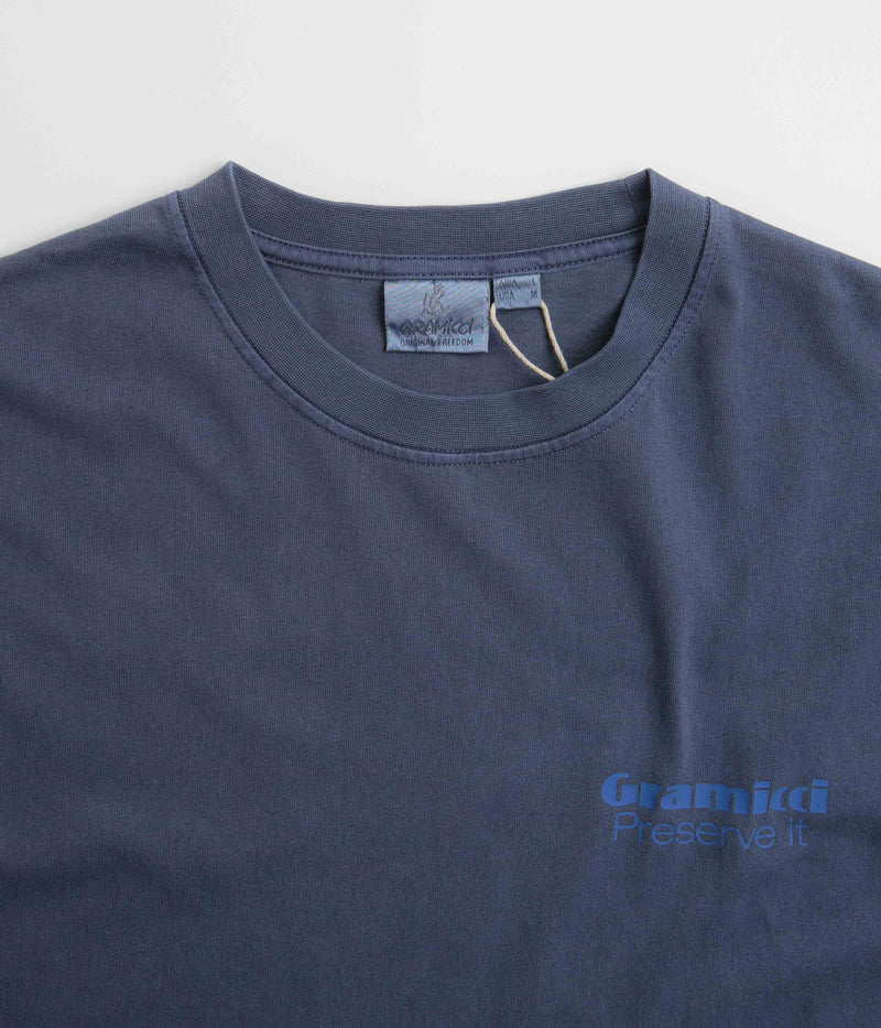 Gramicci Preserve-It T-Shirt in Navy Pigment
