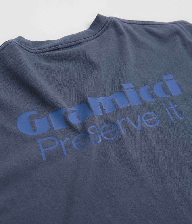 Gramicci Preserve-It T-Shirt in Navy Pigment