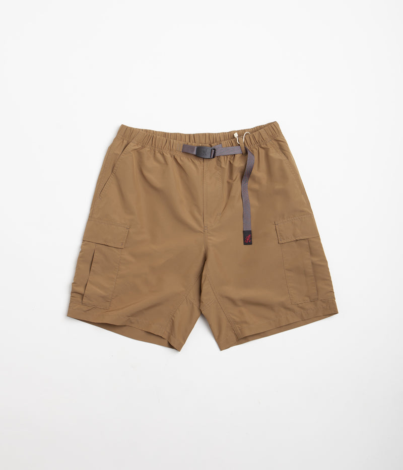 Gramicci Shell Cargo Shorts in Tan