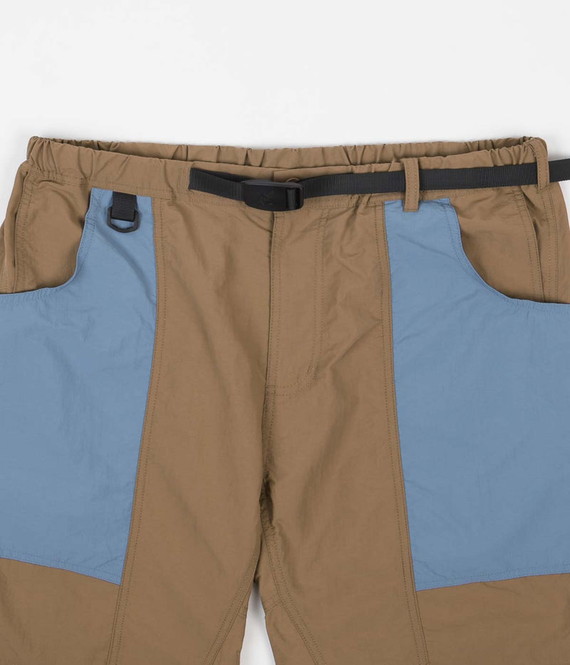 Gramicci Shell Gear Shorts in Tan and Sax
