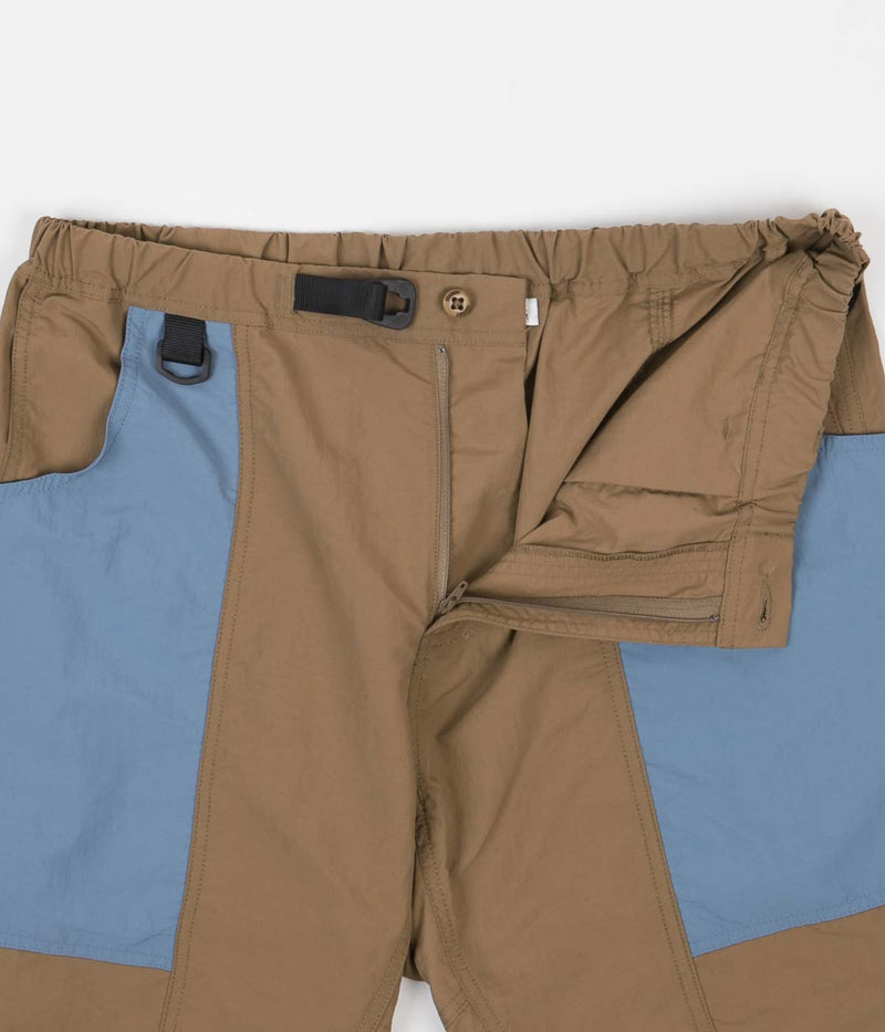 Gramicci Shell Gear Shorts in Tan and Sax