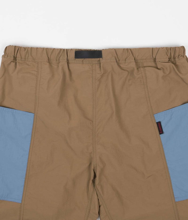 Gramicci Shell Gear Shorts in Tan and Sax