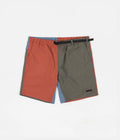 Gramicci Shell Packable Shorts in Terra Cotta and Ash Olive