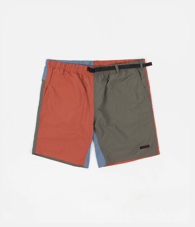 Gramicci Shell Packable Shorts in Terra Cotta and Ash Olive