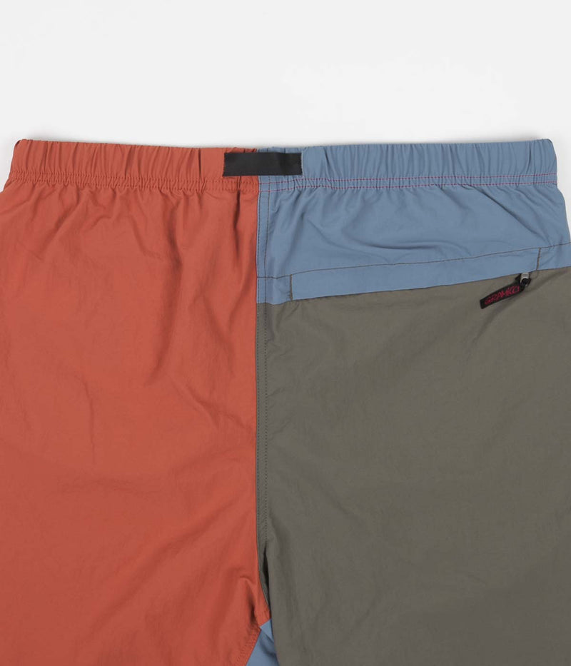 Gramicci Shell Packable Shorts in Terra Cotta and Ash Olive