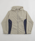 Gramicci Softshell Nylon Hooded Jacket in Stone Grey