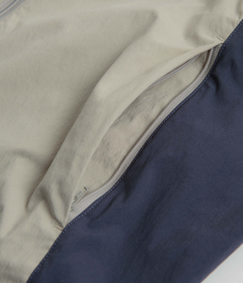 Gramicci Softshell Nylon Hooded Jacket in Stone Grey