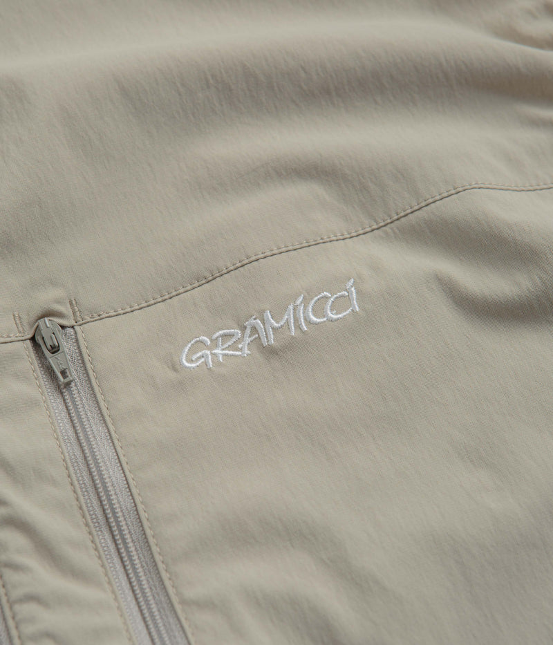 Gramicci Softshell Nylon Vest in Stone Grey