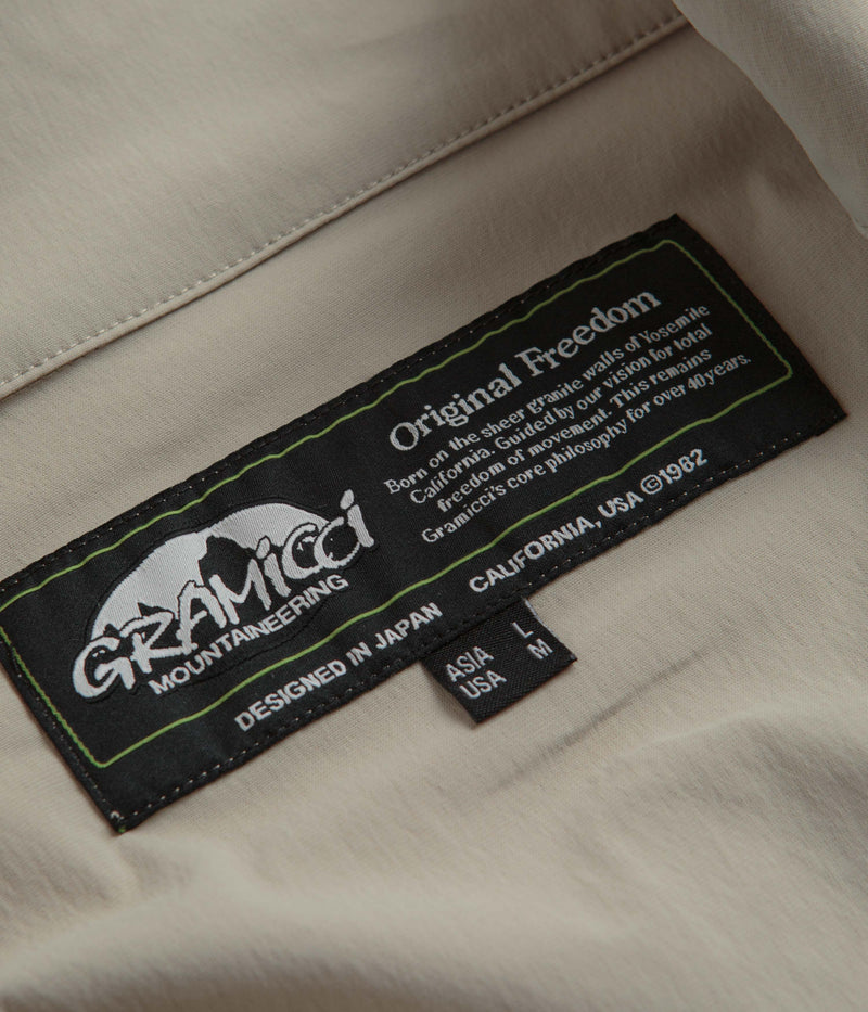 Gramicci Softshell Nylon Vest in Stone Grey