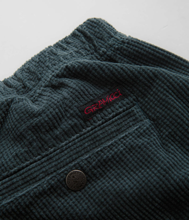 Gramicci Waffle Cord Double-Knee Climber Pants in Foggy Pine Dye