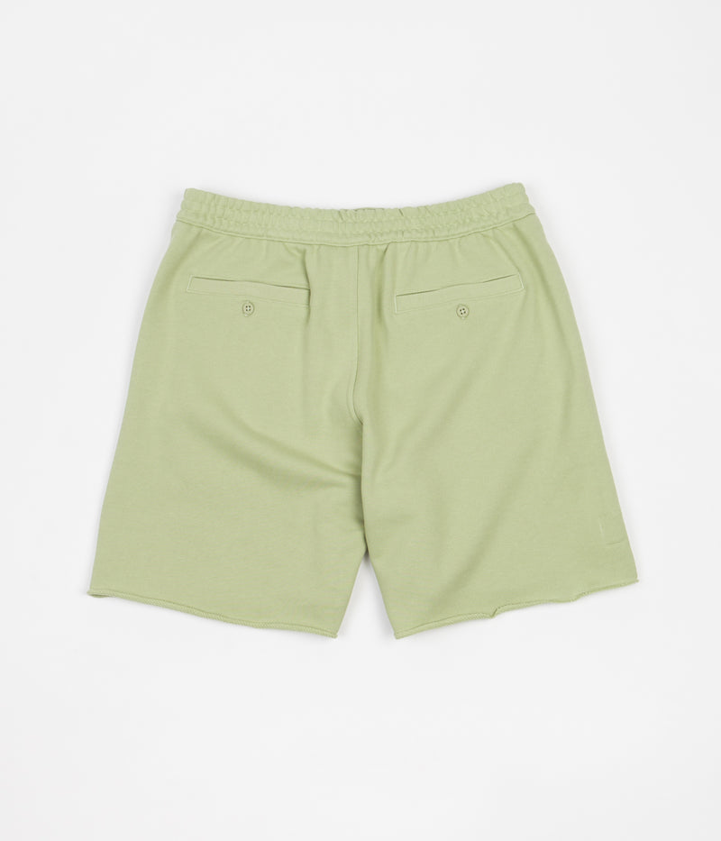 Adidas Heavyweight Shmoofoil Shorts in Magic Lime and Shadow Navy