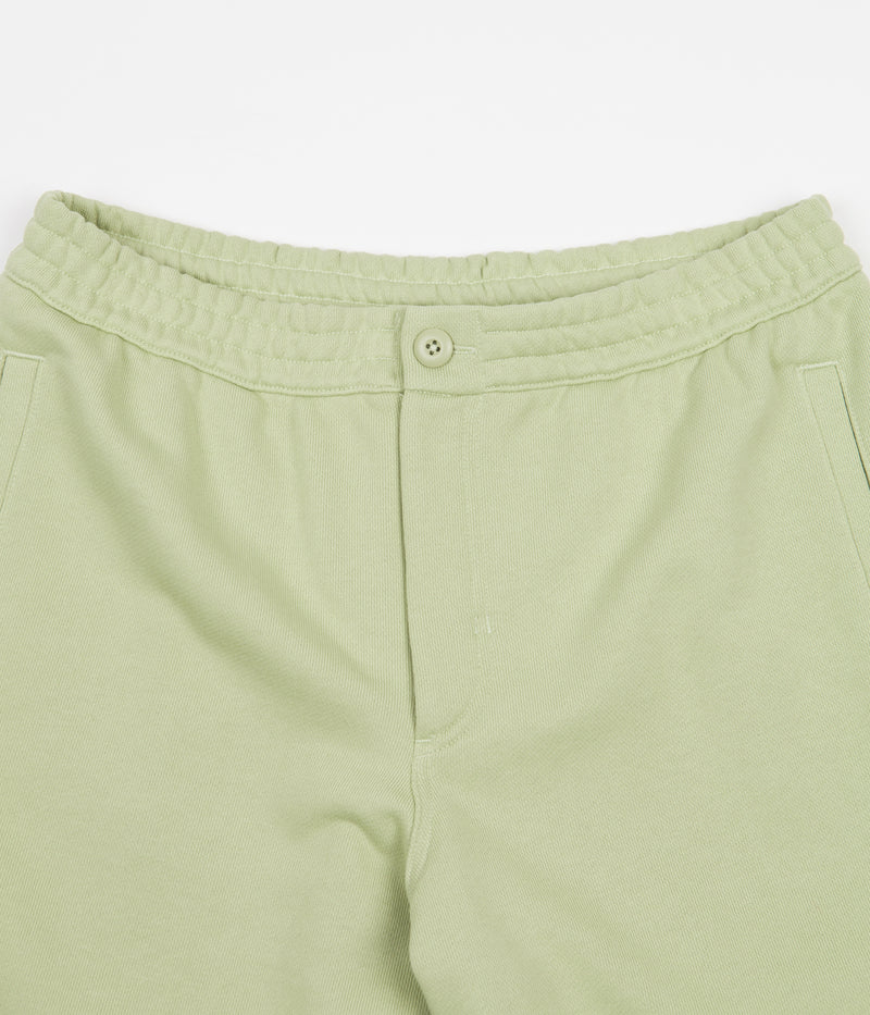 Adidas Heavyweight Shmoofoil Shorts in Magic Lime and Shadow Navy