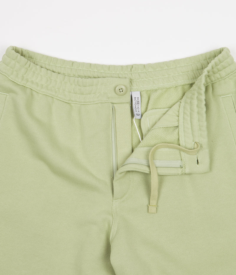 Adidas Heavyweight Shmoofoil Shorts in Magic Lime and Shadow Navy