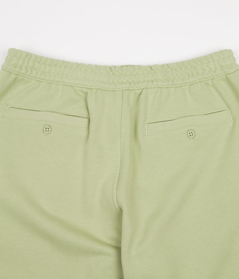 Adidas Heavyweight Shmoofoil Shorts in Magic Lime and Shadow Navy