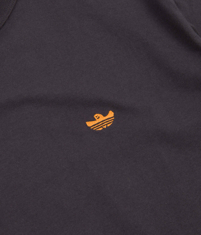 Adidas Heavyweight Shmoofoil T-Shirt in Carbon and Focus Orange