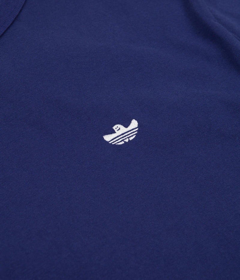 Adidas Heavyweight Shmoofoil T-Shirt in Victory Blue and White