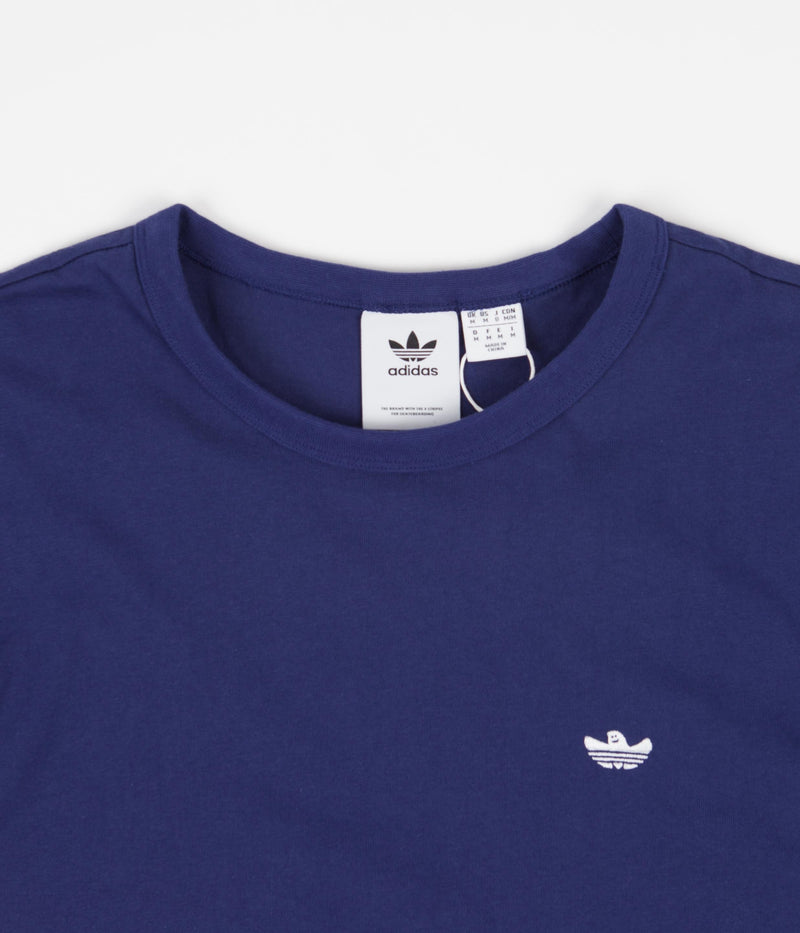 Adidas Heavyweight Shmoofoil T-Shirt in Victory Blue and White