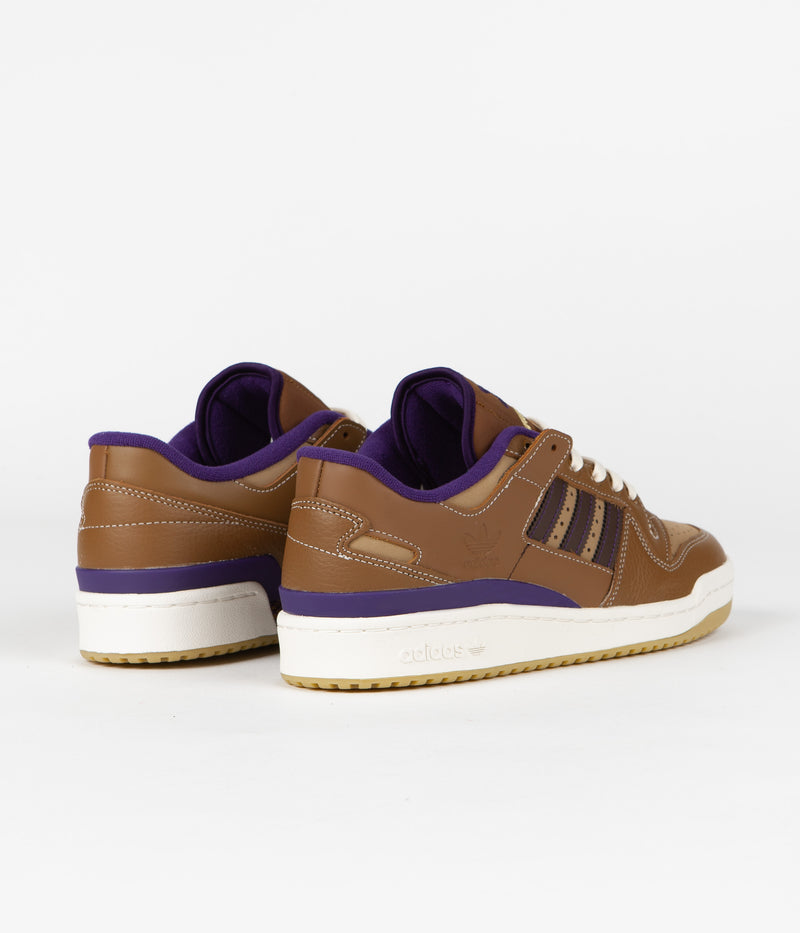Adidas Heitor Forum 84 Low ADV Shoes in Wild Brown and Cardboard / Dark Brown