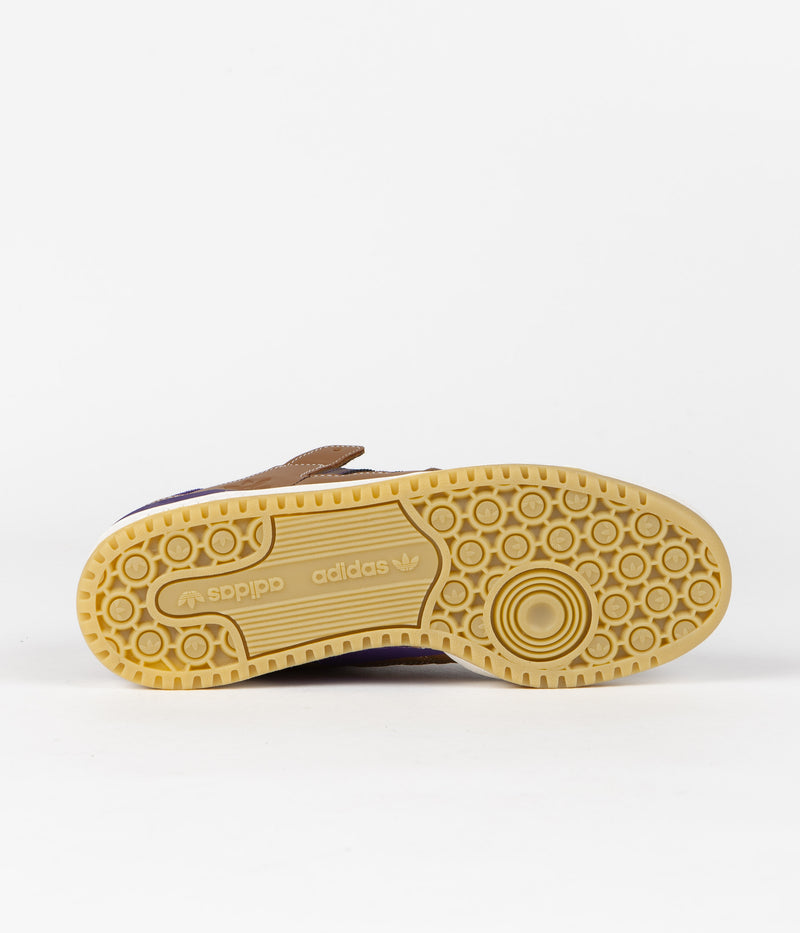 Adidas Heitor Forum 84 Low ADV Shoes in Wild Brown and Cardboard / Dark Brown