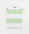 Helas Bateau T-Shirt in White and Pastel Green