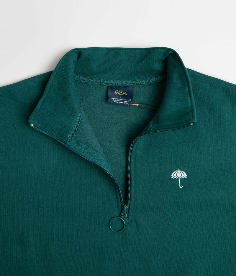 Helas Breeze 1/4 Zip Sweatshirt in Green