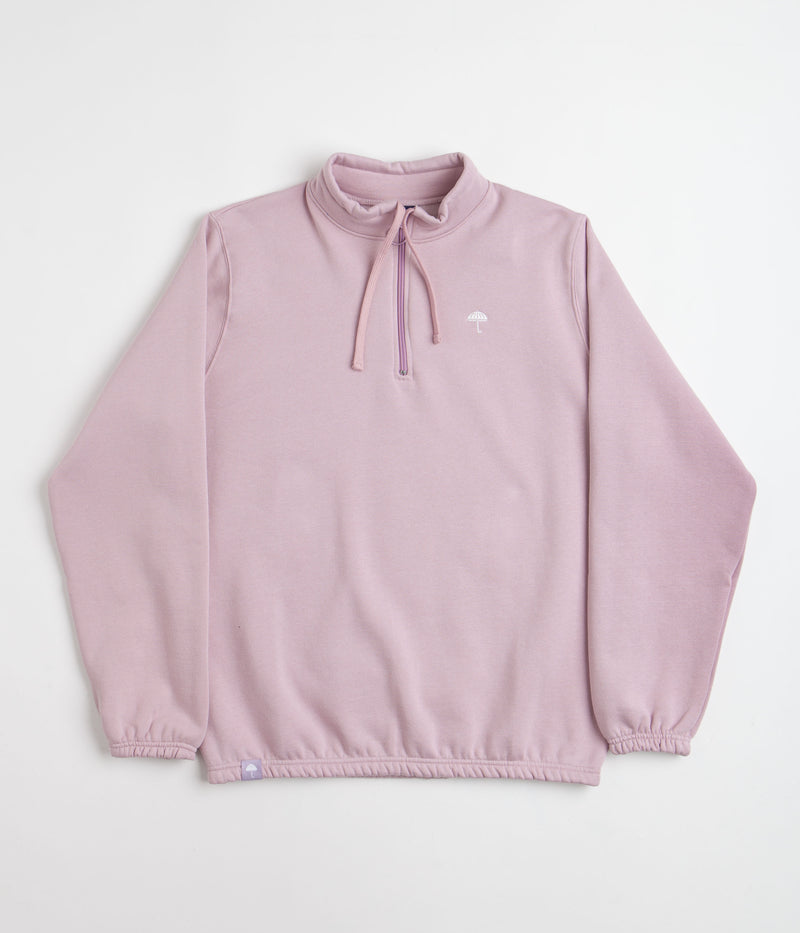 Helas Classic 1/4 Zip Sweatshirt in Light Purple