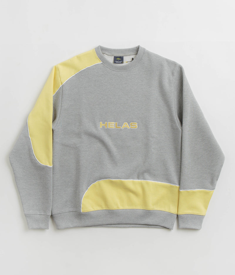 Helas Round Crewneck Sweatshirt in Heather Grey