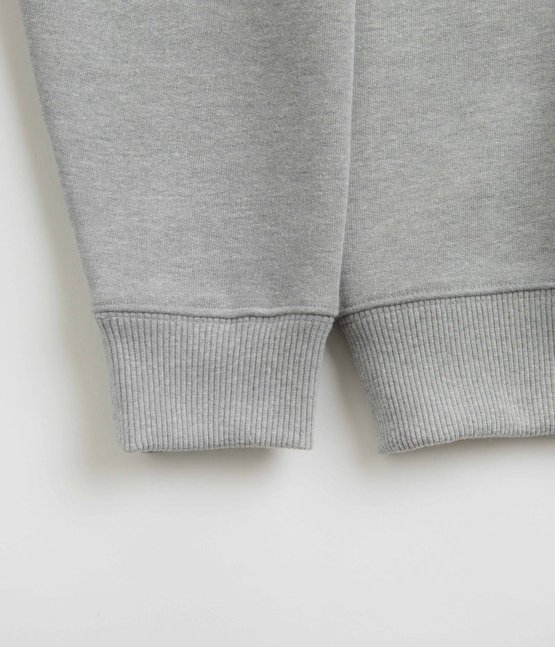Helas Round Crewneck Sweatshirt in Heather Grey