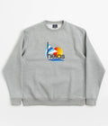 Helas Sail Crewneck Sweatshirt in Heather Grey