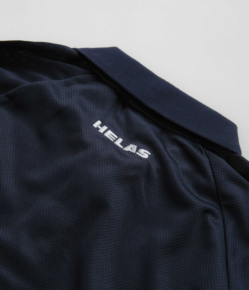 Helas Skateboarding Jersey Polo Shirt in Navy