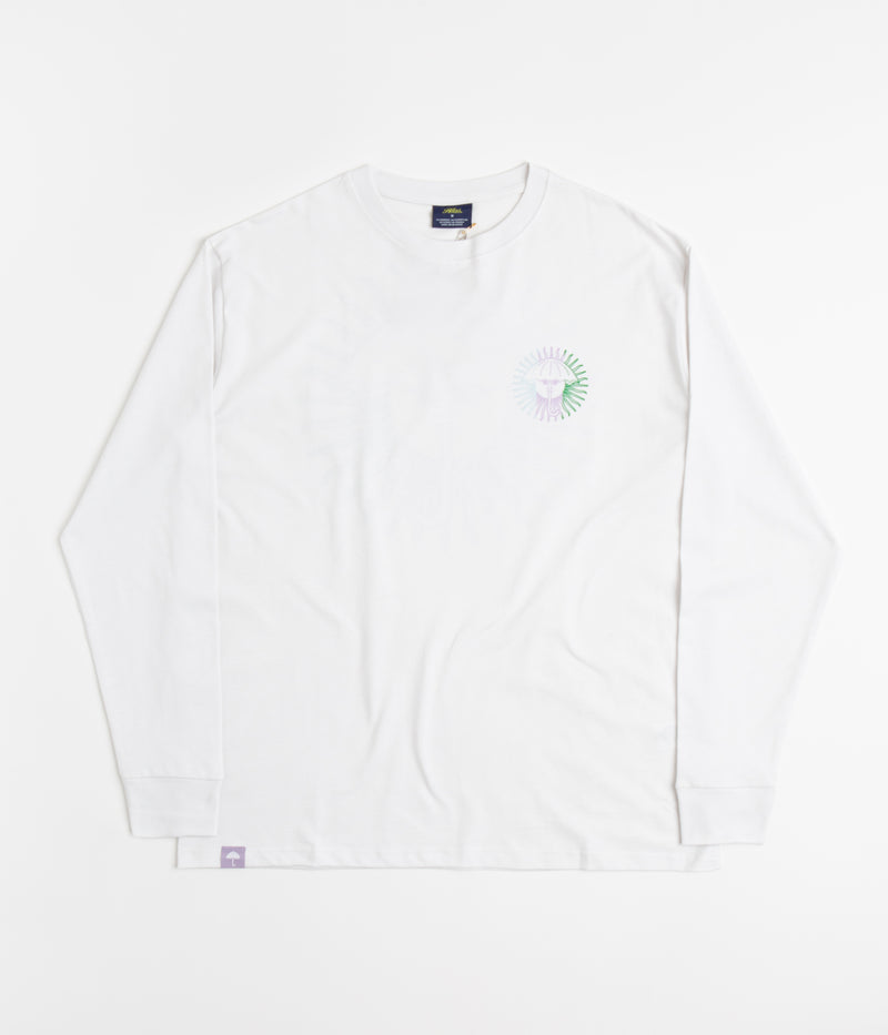 Helas Sol Colo Long Sleeve T-Shirt in White