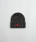 Hockey Crackle Beanie in Black