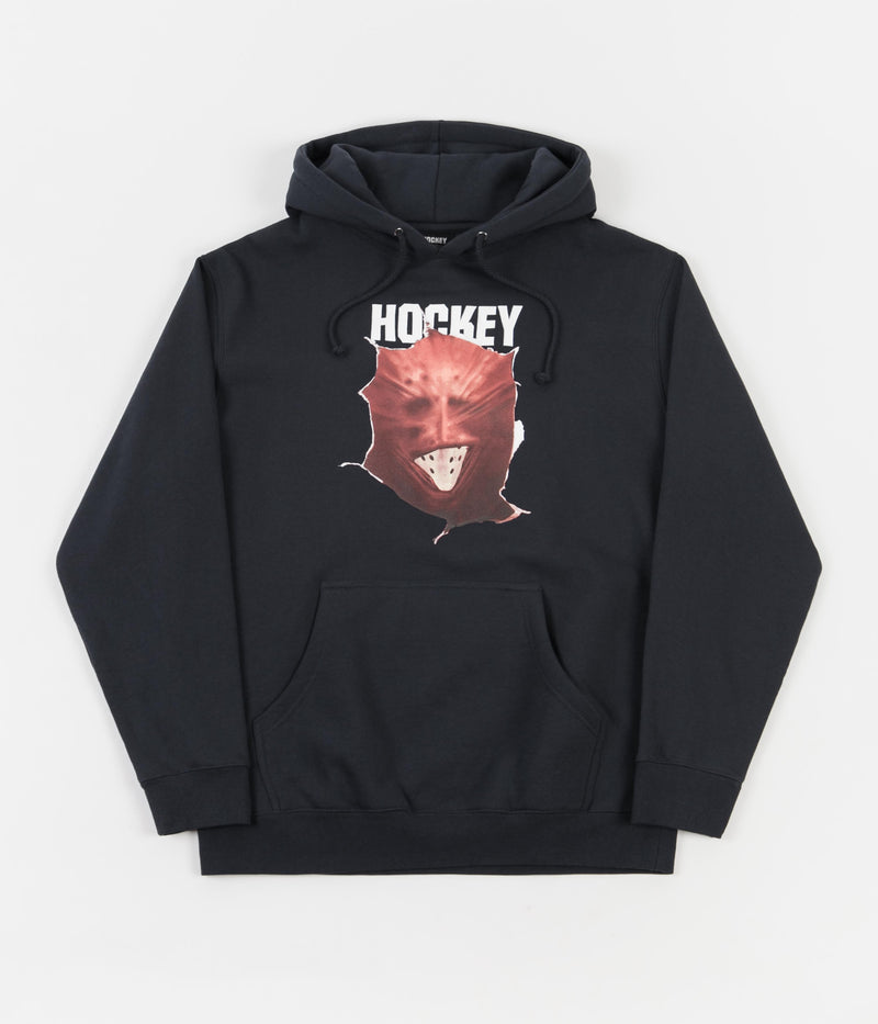 Hockey Fireball Hoodie in Slate Blue
