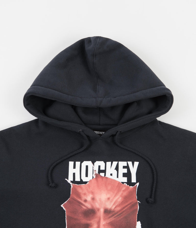 Hockey Fireball Hoodie in Slate Blue