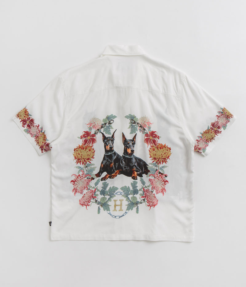 HUF Best Boys Resort Short Sleeve Shirt in White
