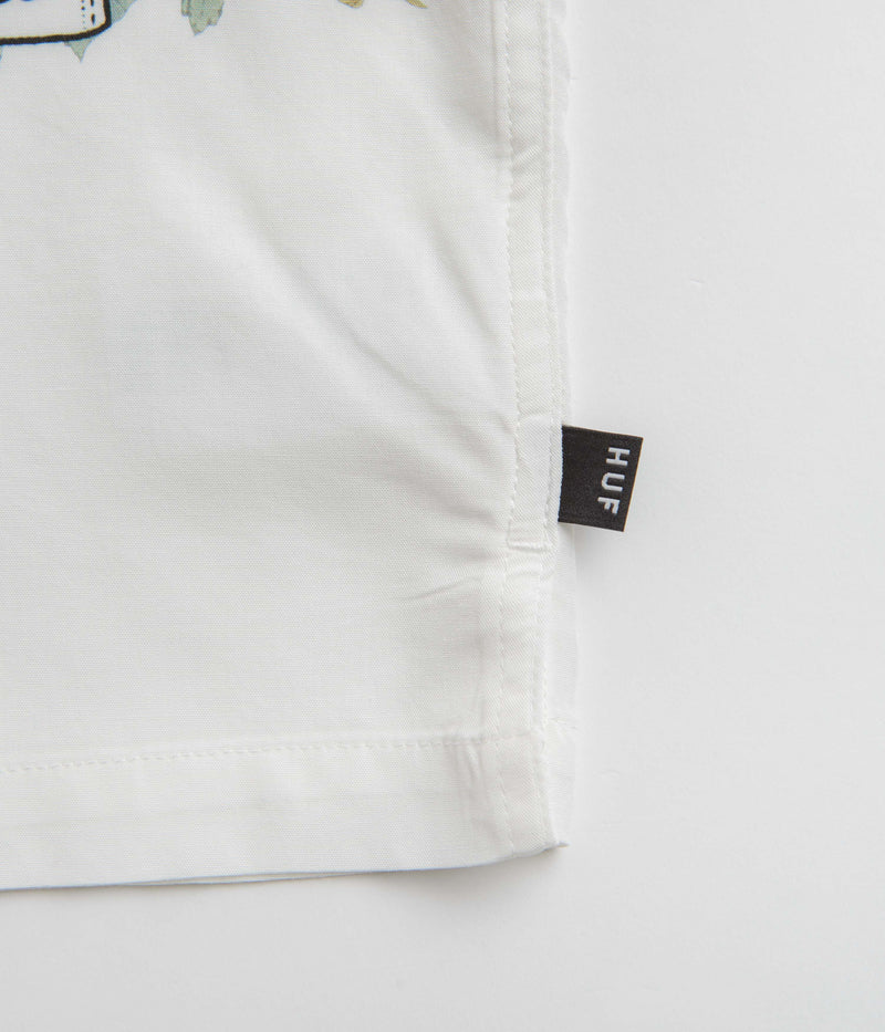 HUF Best Boys Resort Short Sleeve Shirt in White