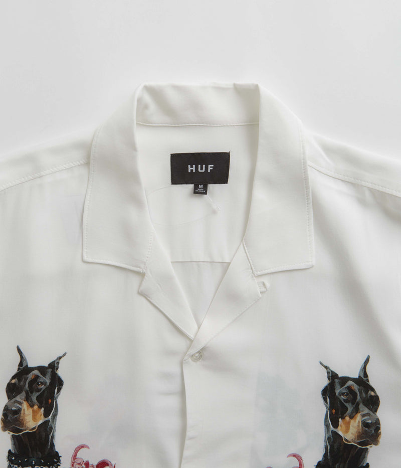 HUF Best Boys Resort Short Sleeve Shirt in White