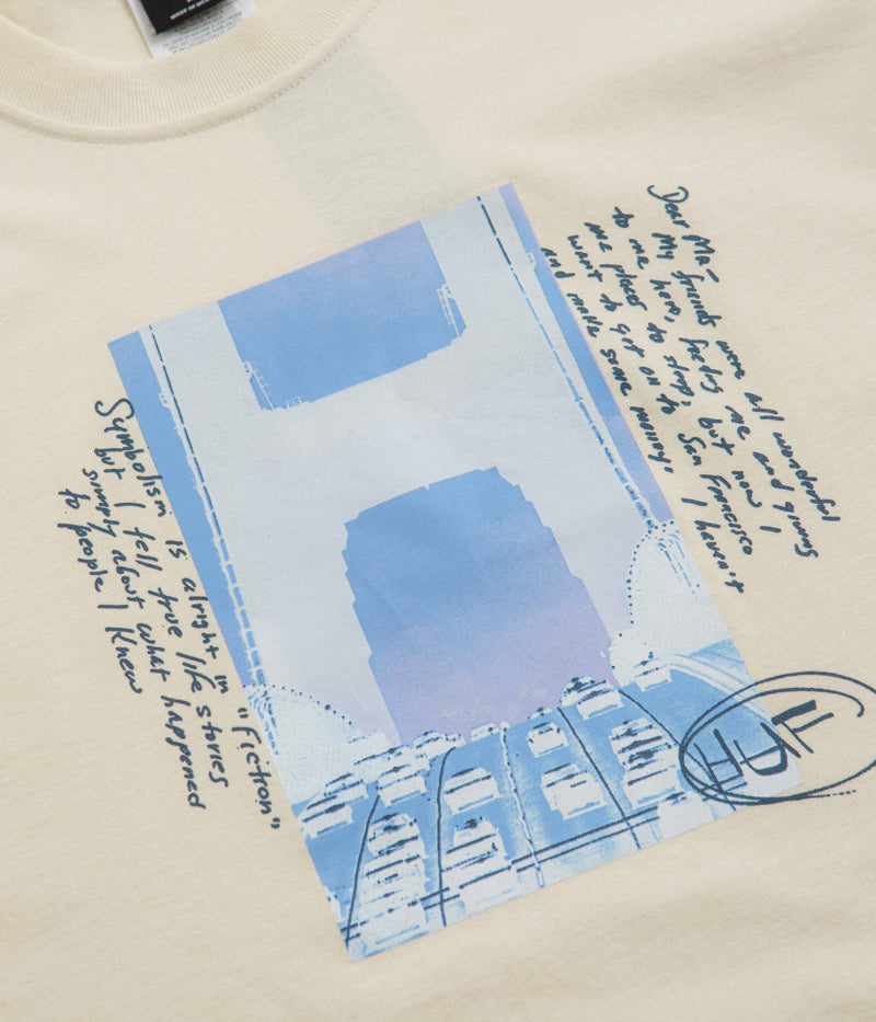 HUF Bridges T-Shirt in Bone