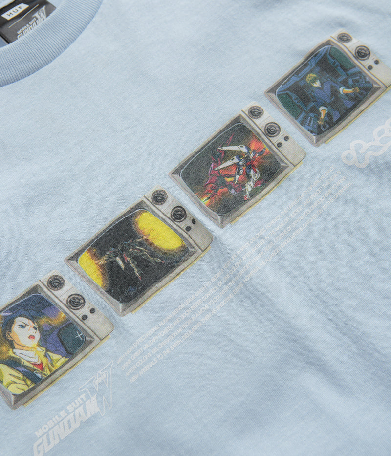 HUF Broadcasting Live T-Shirt in Light Blue
