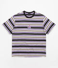 HUF Cheshire Stripe Knit T-Shirt in Black