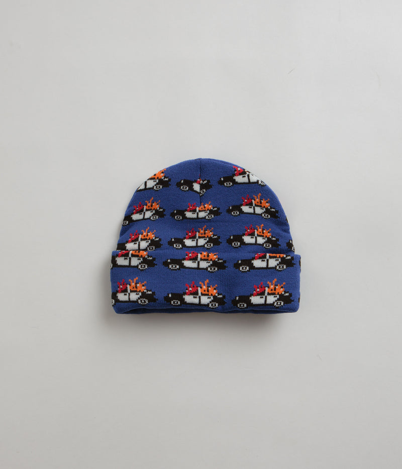 HUF Civil Disobedience Beanie in Blue