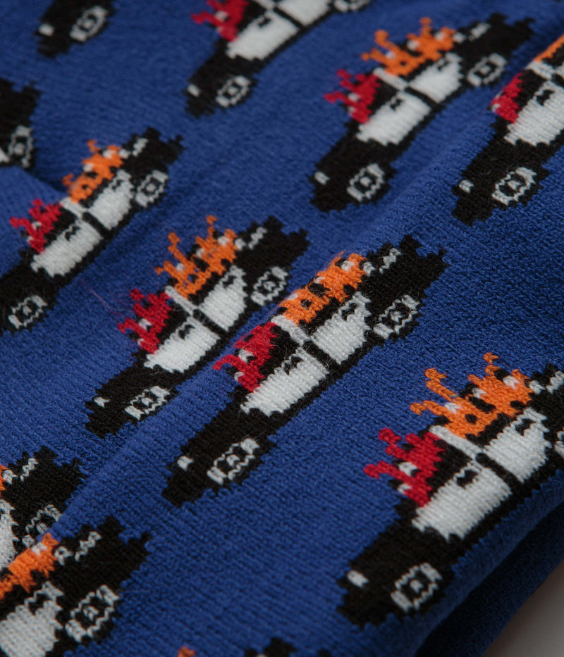 HUF Civil Disobedience Beanie in Blue