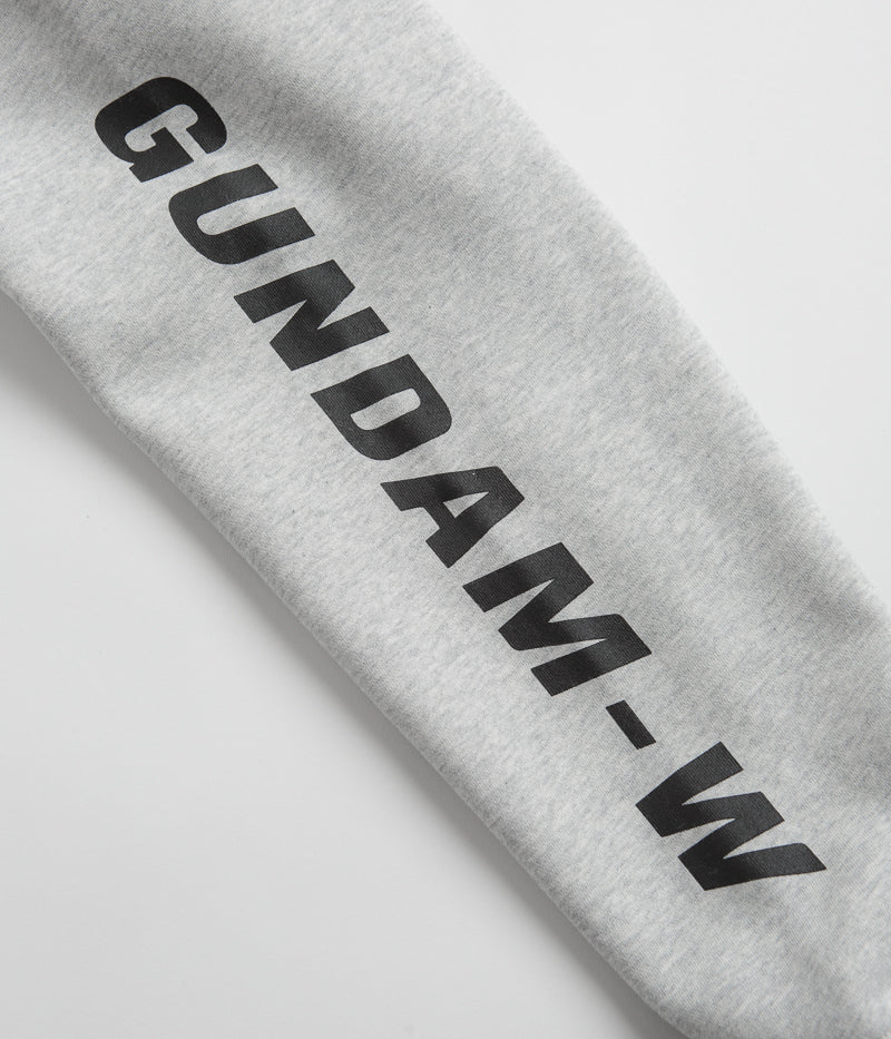HUF Endless Waltz Split Zip Hoodie in Heather Grey