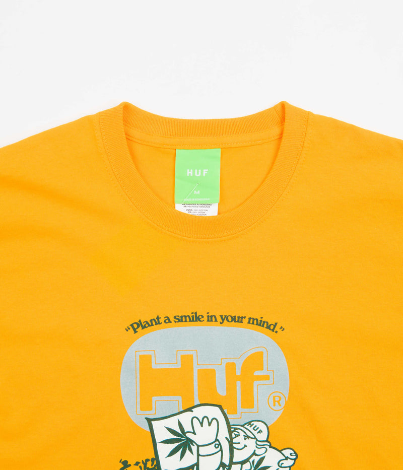 HUF Guerilla Gardening T-Shirt in Gold