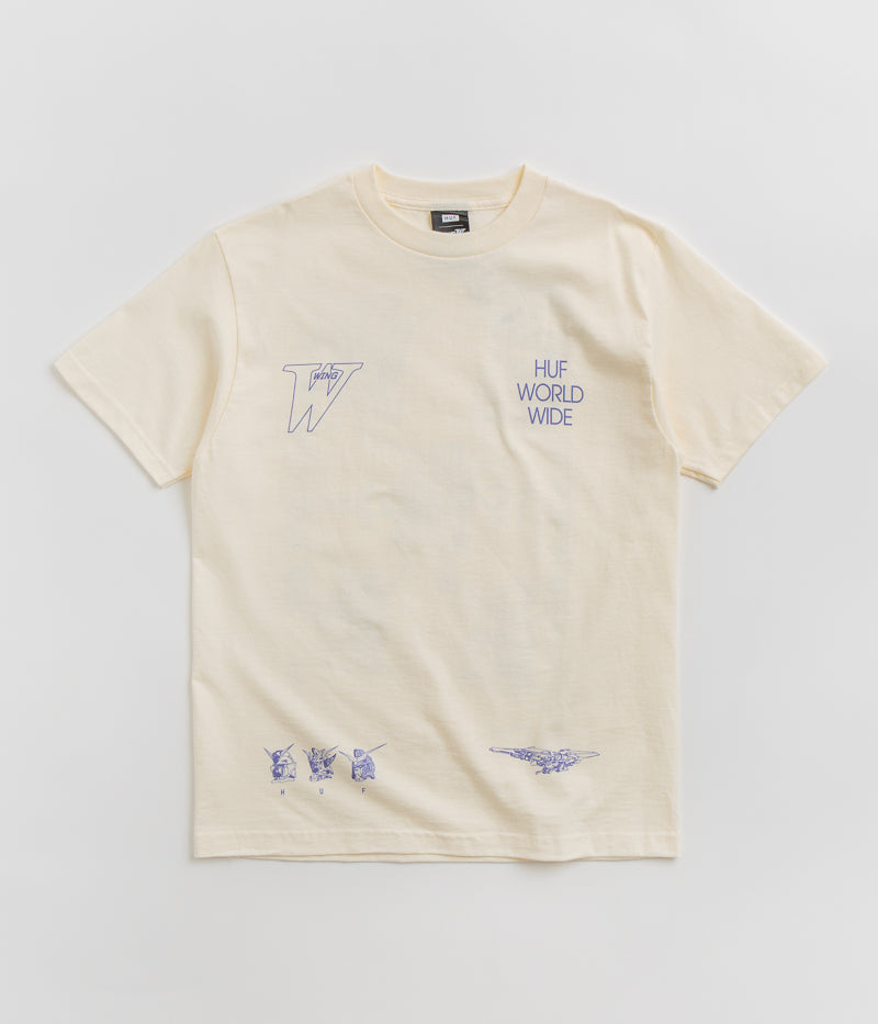 HUF Gundam Wing Heads T-Shirt in Bone