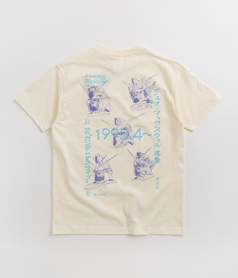 HUF Gundam Wing Heads T-Shirt in Bone