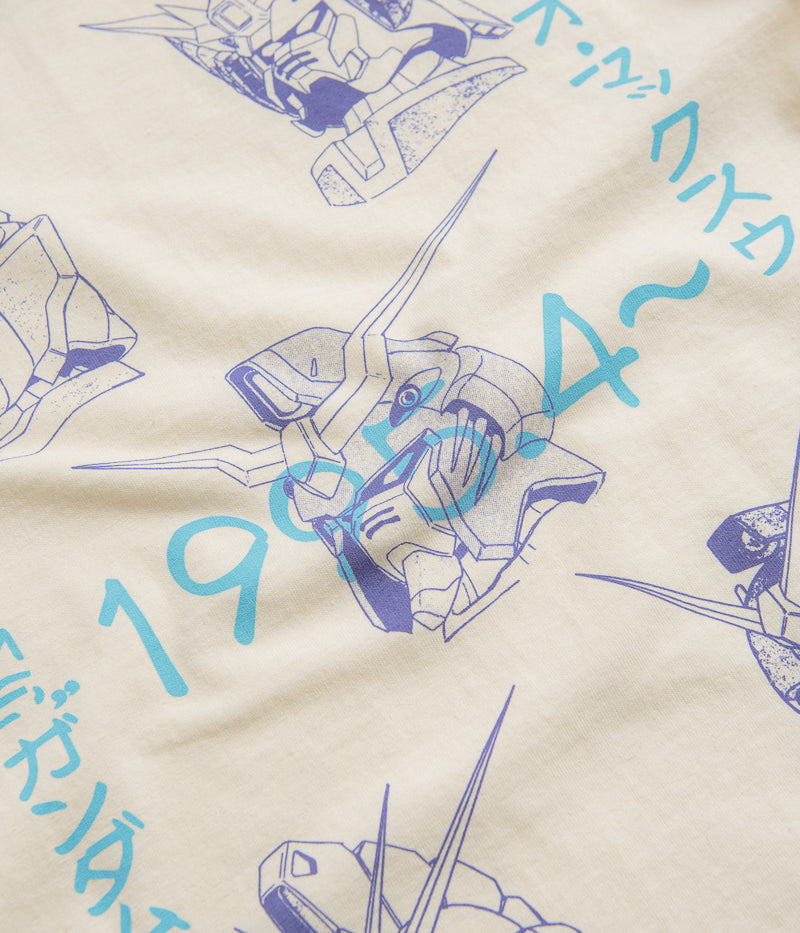HUF Gundam Wing Heads T-Shirt in Bone